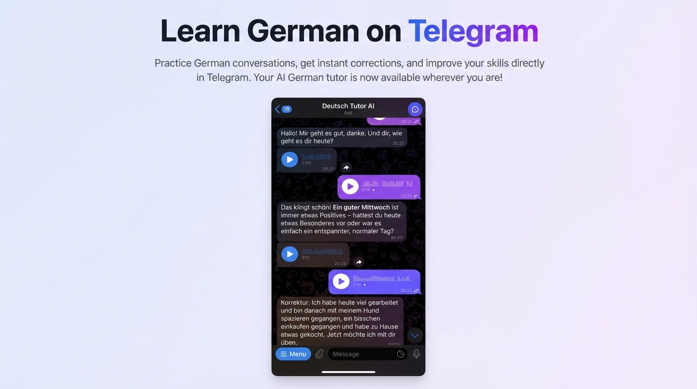 Telegram Integration - Learn on-the-go with mobile bot