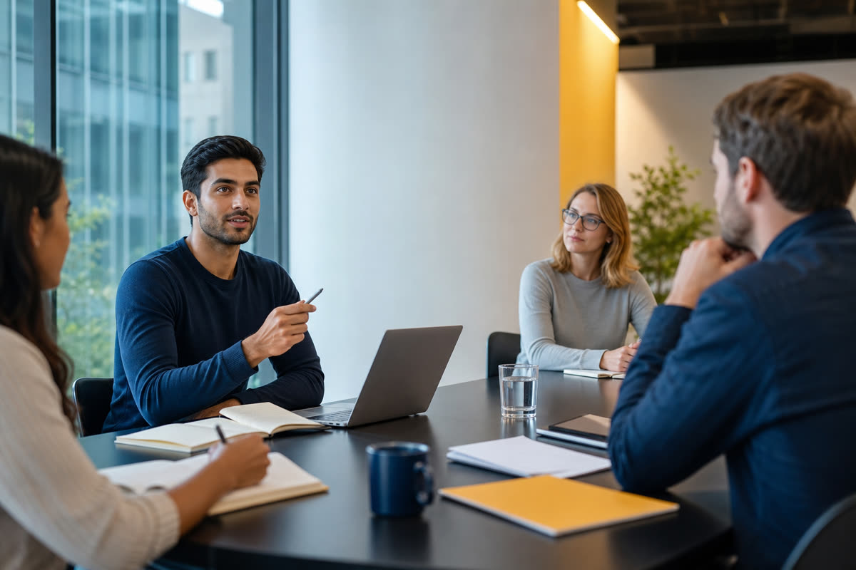German Work Meeting Phrases for Non-Native Speakers